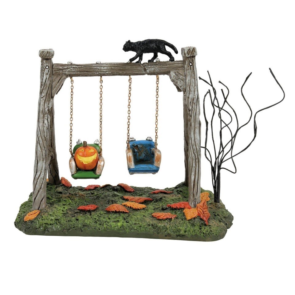 Department 56 Halloween Village Accessory, Got a Push (6014713)