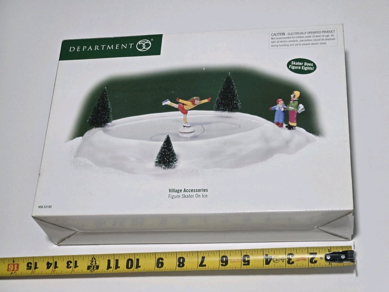 Department 56 Figure Skater On Ice Christmas Village (#56.53185) CIB Retired