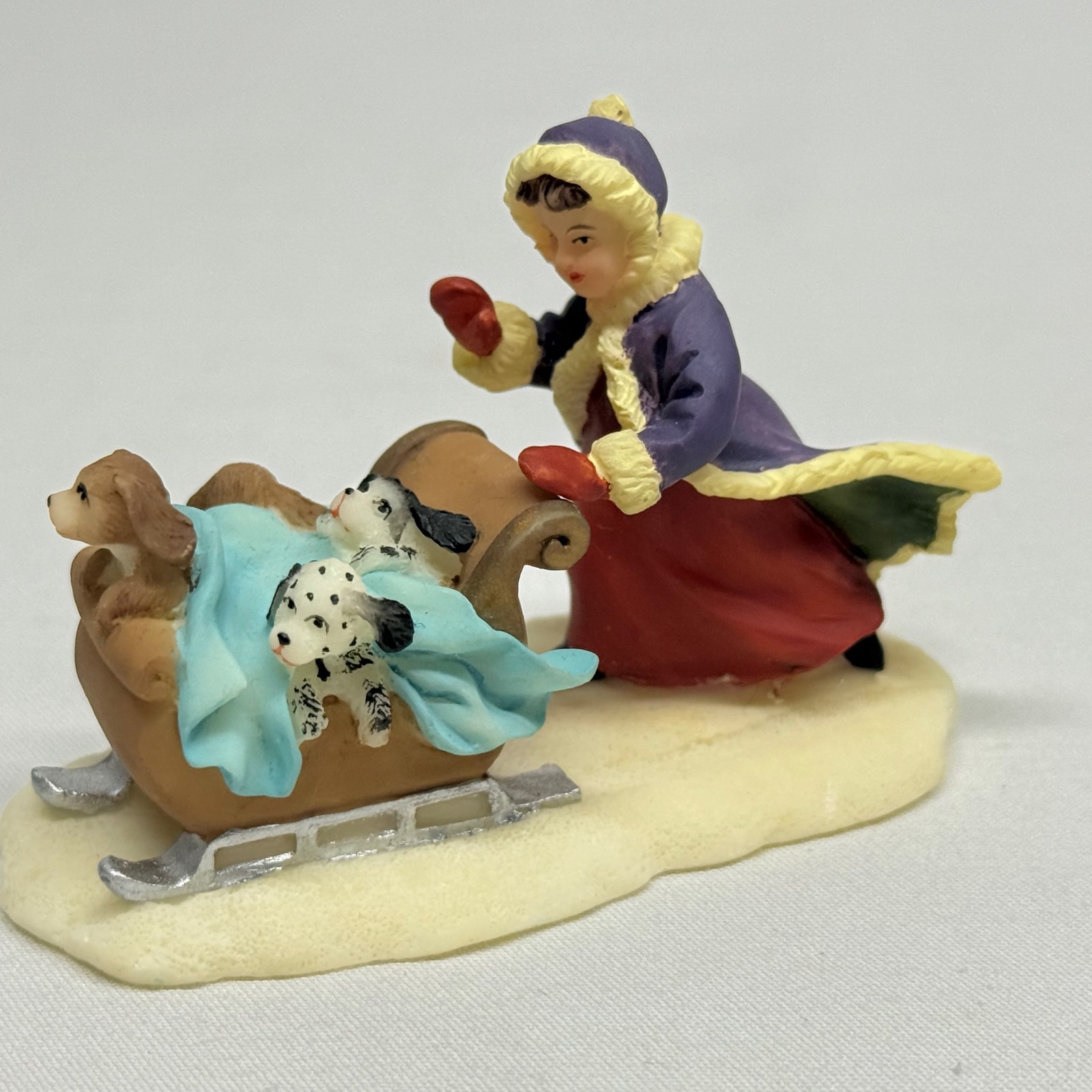 Vintage Lot of 13 Mini Holliday Village Winter Display Christmas Figurines