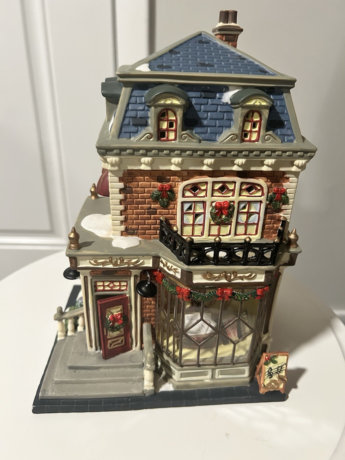 Ceramic Painted Christmas Village House Traditional Decor for Any Room