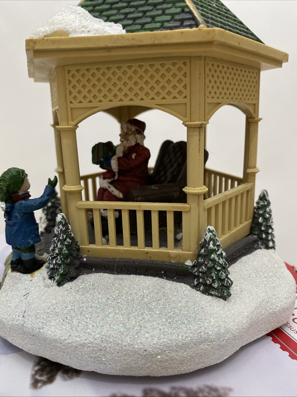 Holiday Time Santa Gazebo Lights Up Tested And Working Christmas Winter Decor