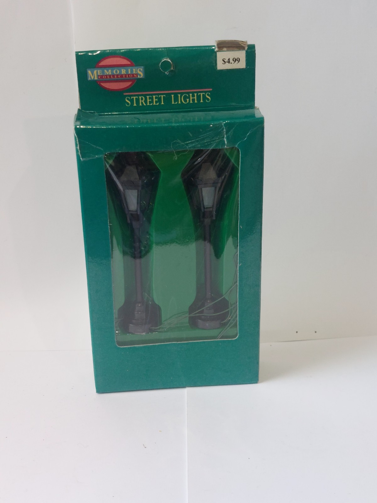Memories Street Lights Dollhouse Porch City Light Up Vintage Not Tested New