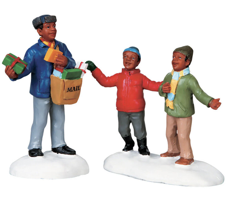 LEMAX Special Delivery -Holiday Village Train Carnival Accent