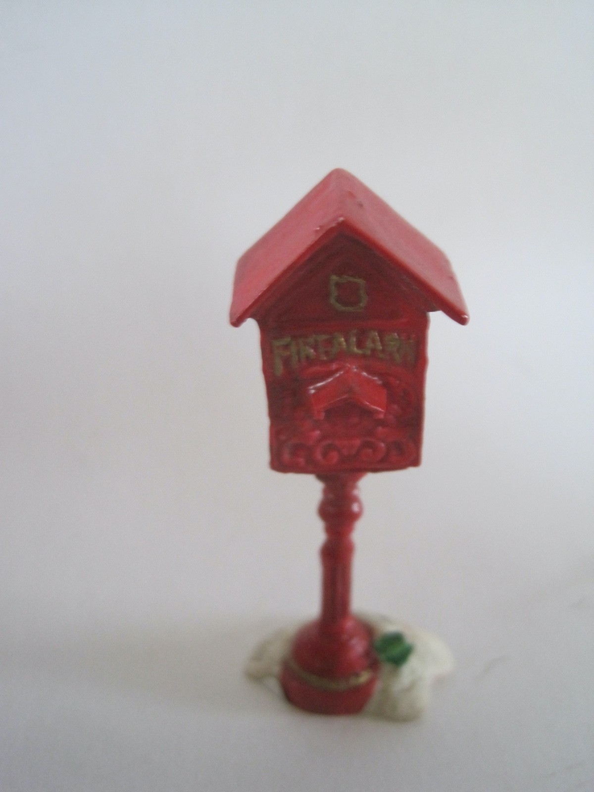 ENESCO North Pole Village Collection Fire Alarm Sandy Zimnicki