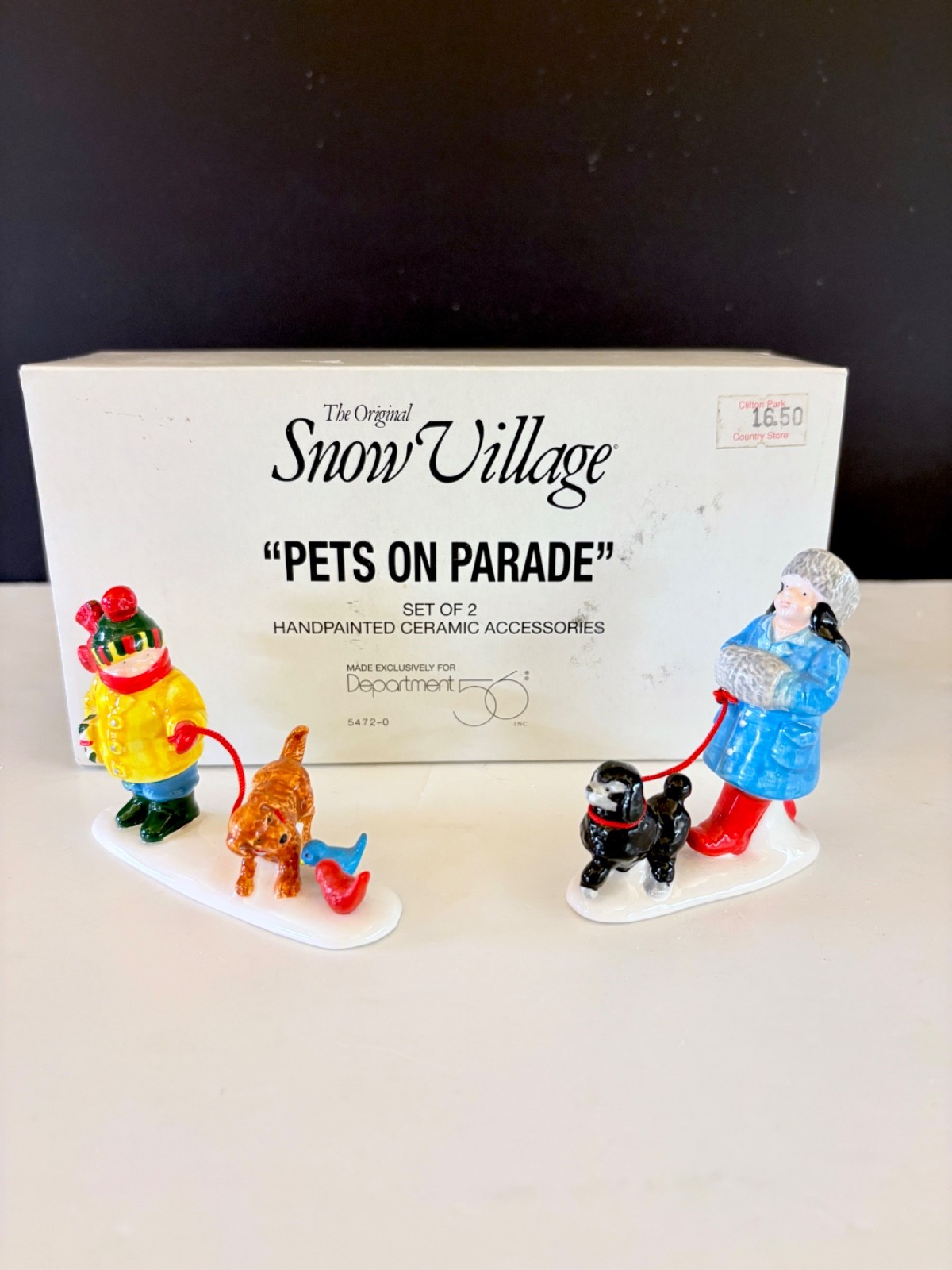 Department 56-Snow Village – Pets on Parade” 54720