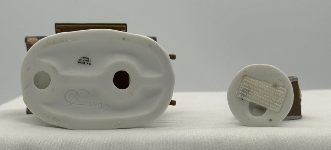 Dept 56 “Town Tinker” Set of 2 Hand Painted Porcelain Accessories #5646-4