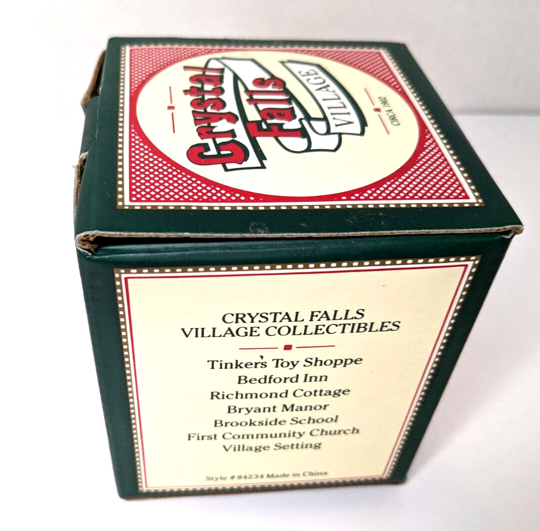 Crystal Falls Village Ornament First Community Church, No. 84234, Vintage, 1992