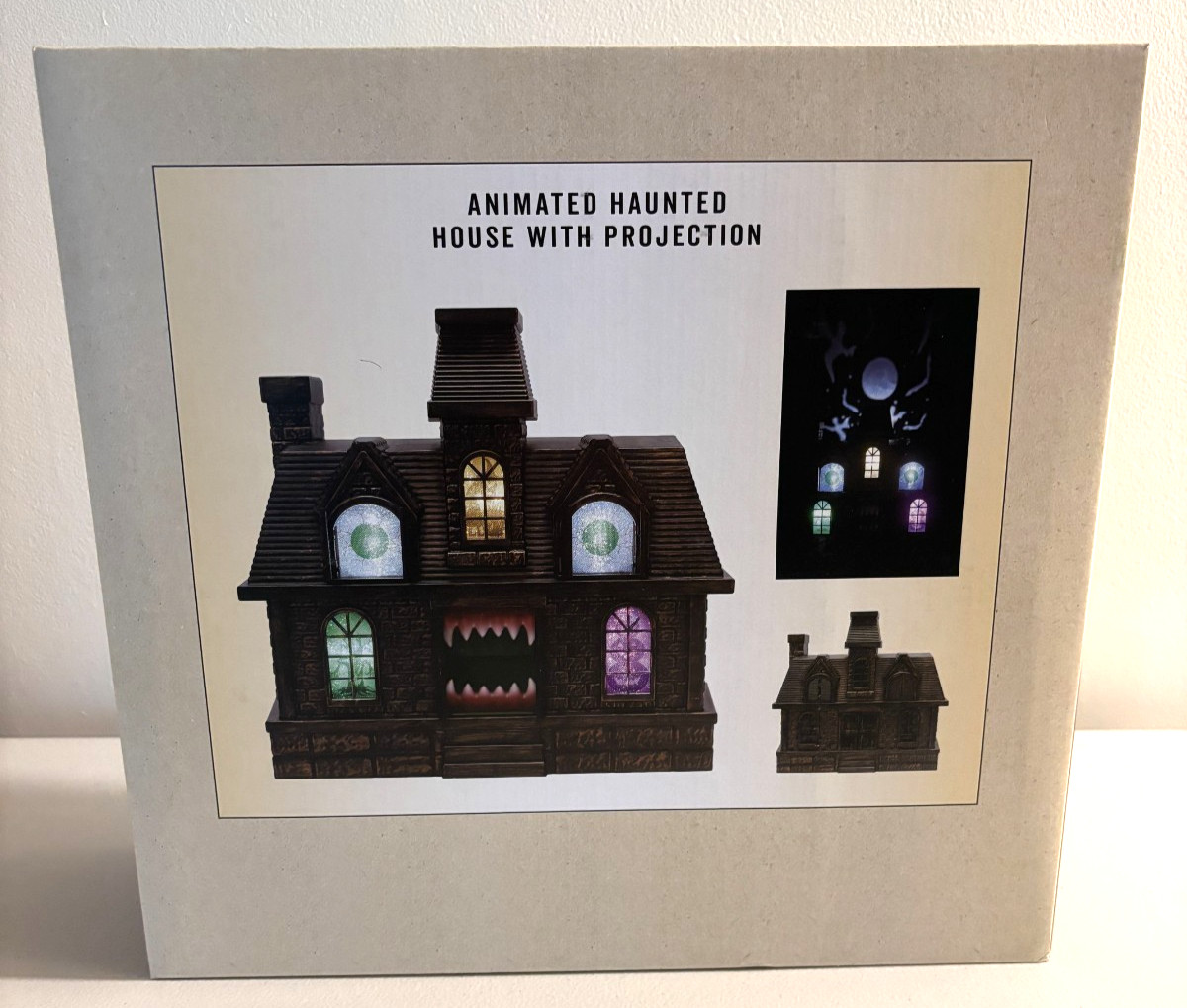 Cracker Barrel Animated Haunted House with Projection Lights & Sounds Effects