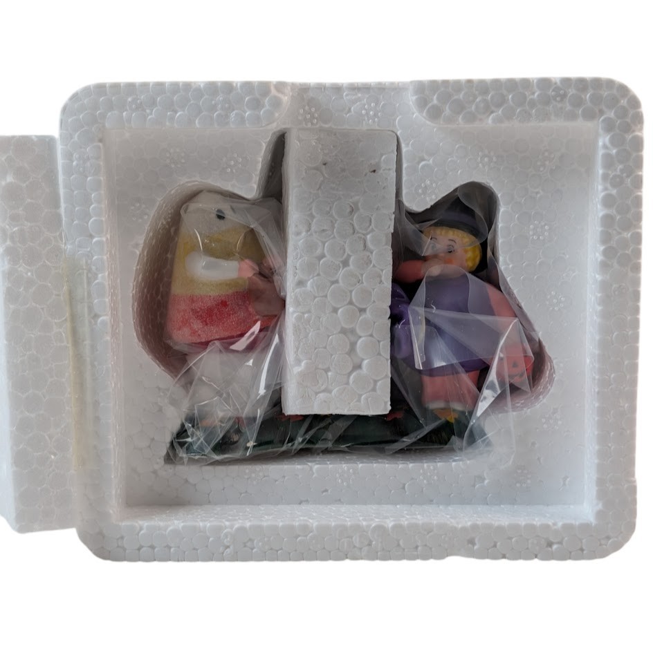 Vintage Department 56 Halloween Candy Kids Figurine Snow Village Accessory 54713