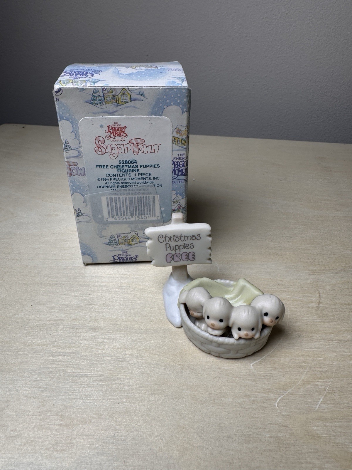 Precious Moments Sugar Town 5 Pc Lot Dr.’s Office w/Boxes Nightlight 1994 VTG
