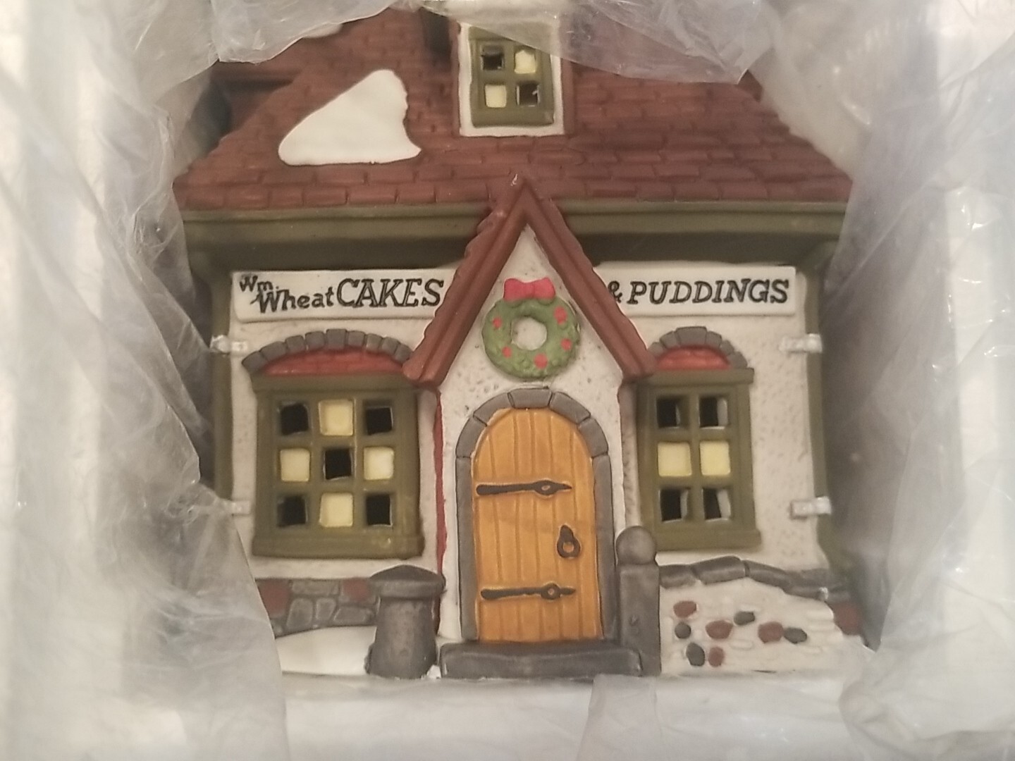 Heritage Village DEPT 56 Dickens’ Series “WM WHEAT CAKES AND PUDDINGS” #5808-4