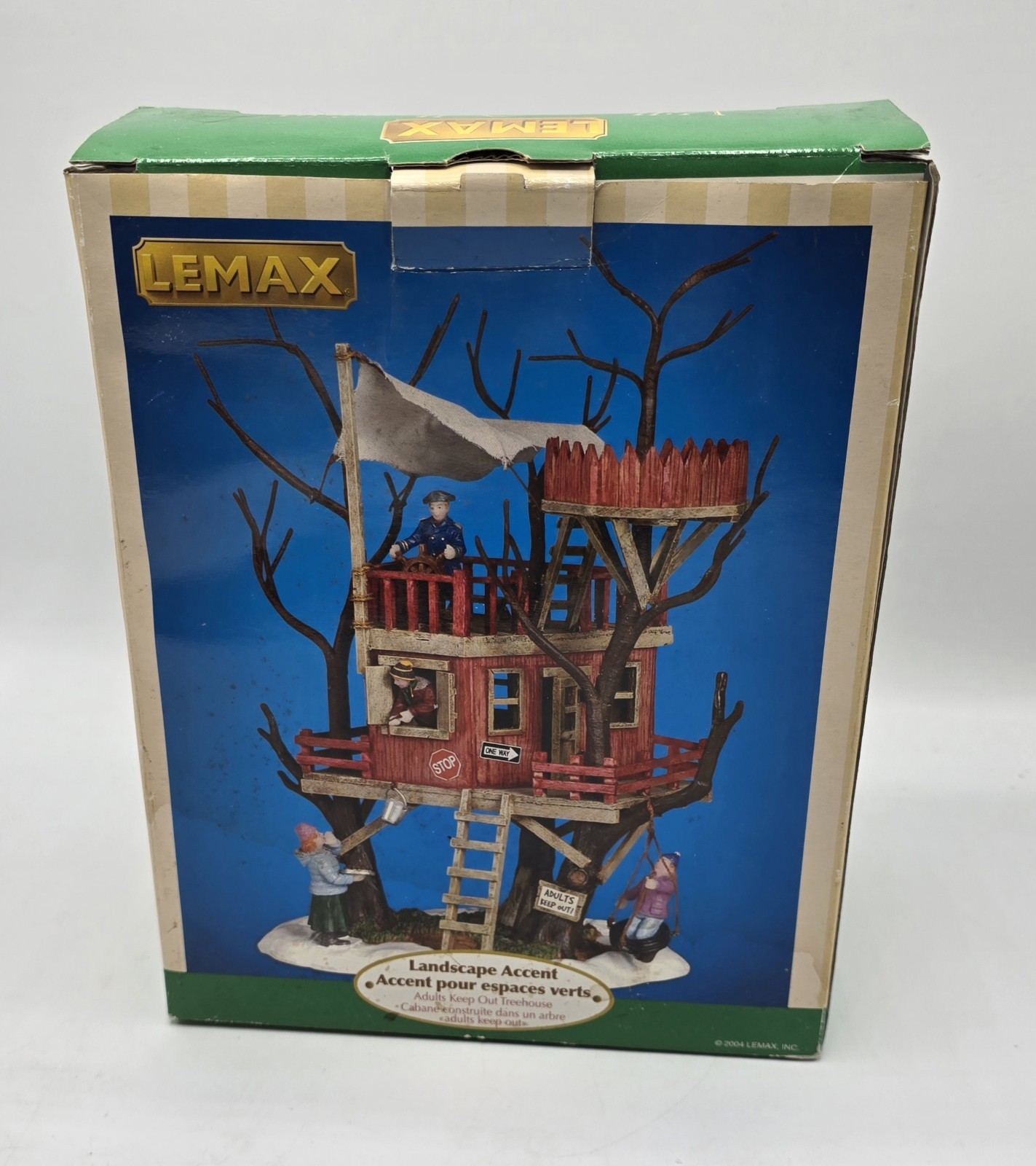 Lemax-Landscape Accent Keep Out Treehouse-2004 NEW in BOX