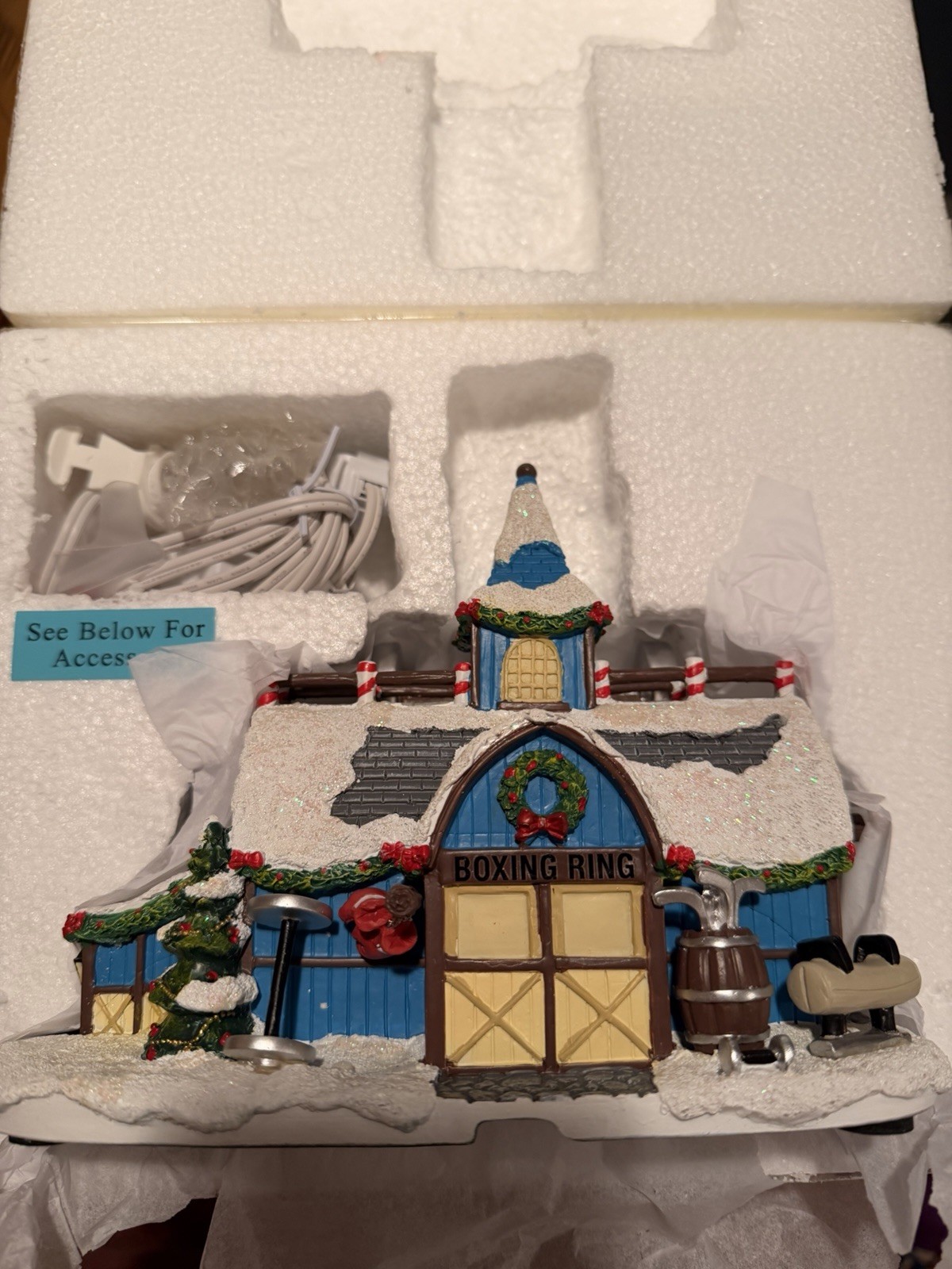 Rudolph’s Christmas Village Coach Comets Reindeer Games Gymnasium
