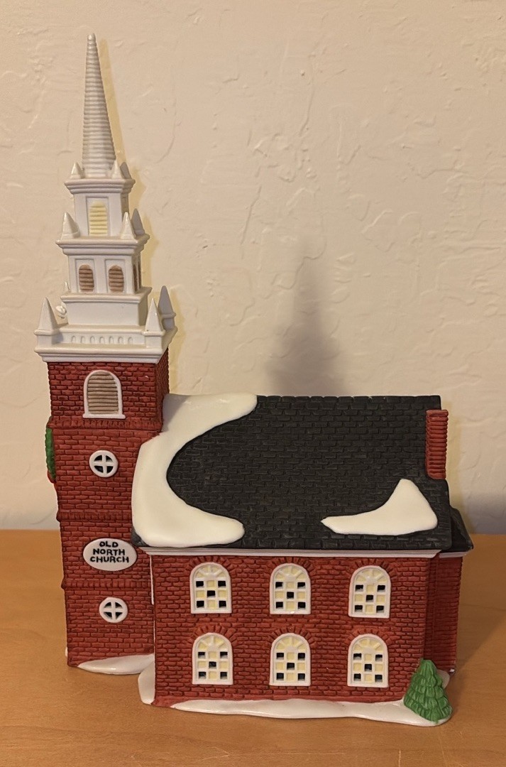 Dept. 56 New England Village Series “Old North Church” 5932-3 Boxed