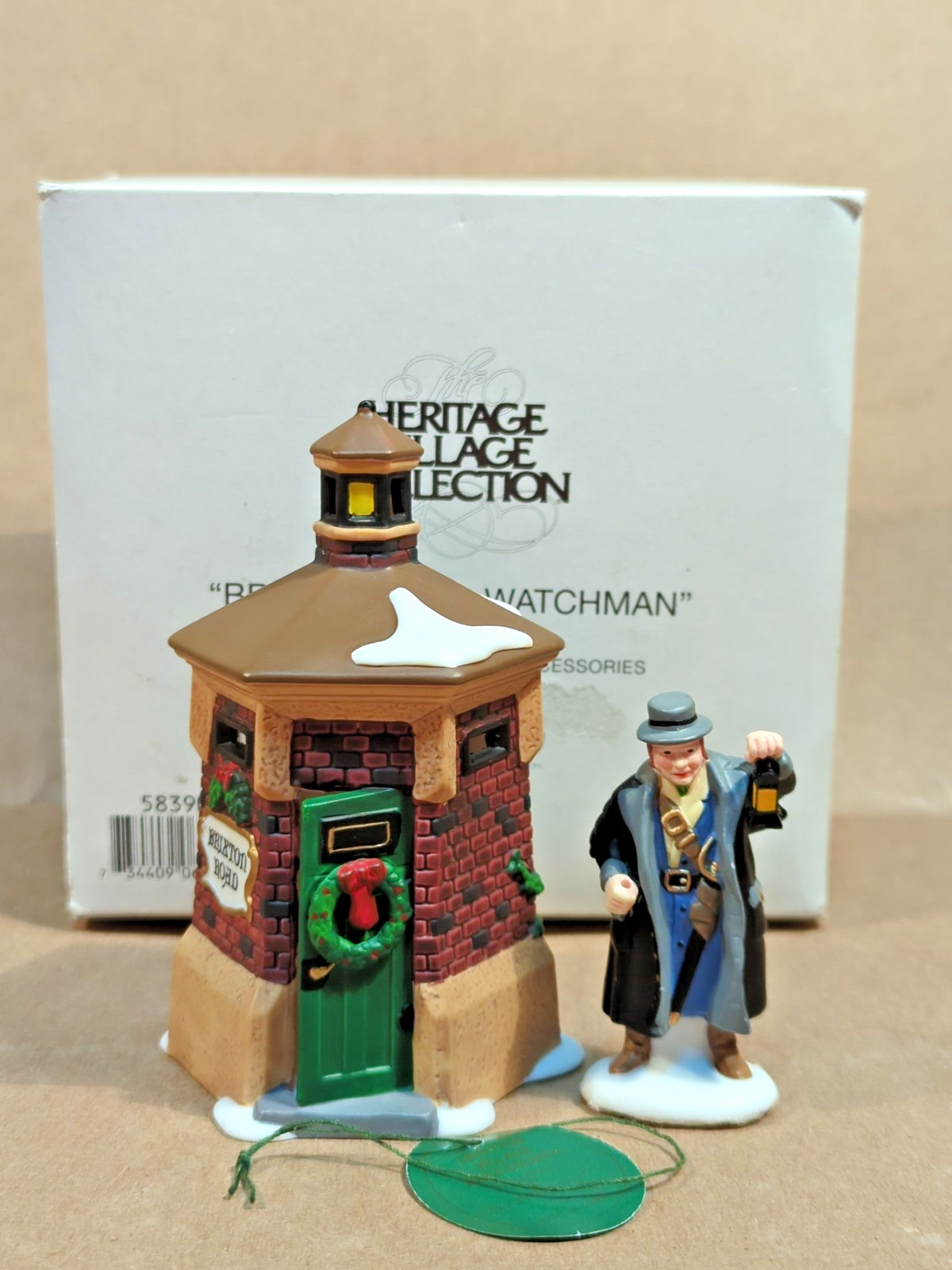 Dept 56 Heritage Village Brixton Road Watchman #58390 W/Box