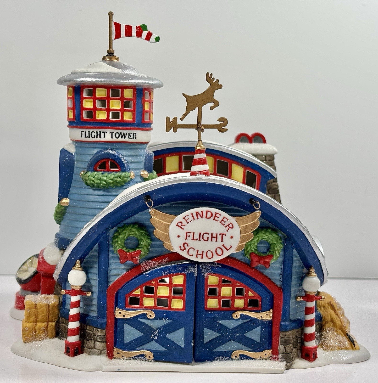 Department 56 North Pole Series “Reindeer Flight School” #56404 EUC