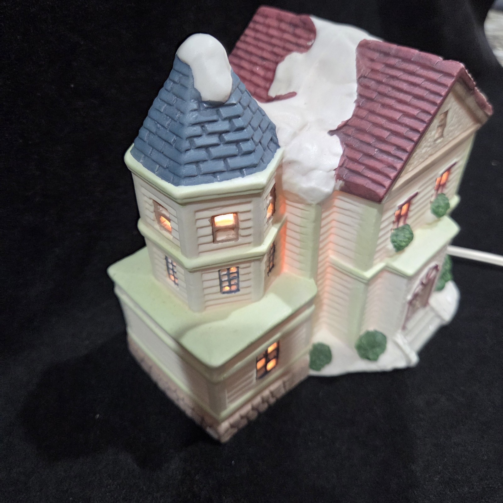 Vintage Kmart Trim A House Holiday Home Memories. White Porcelain House