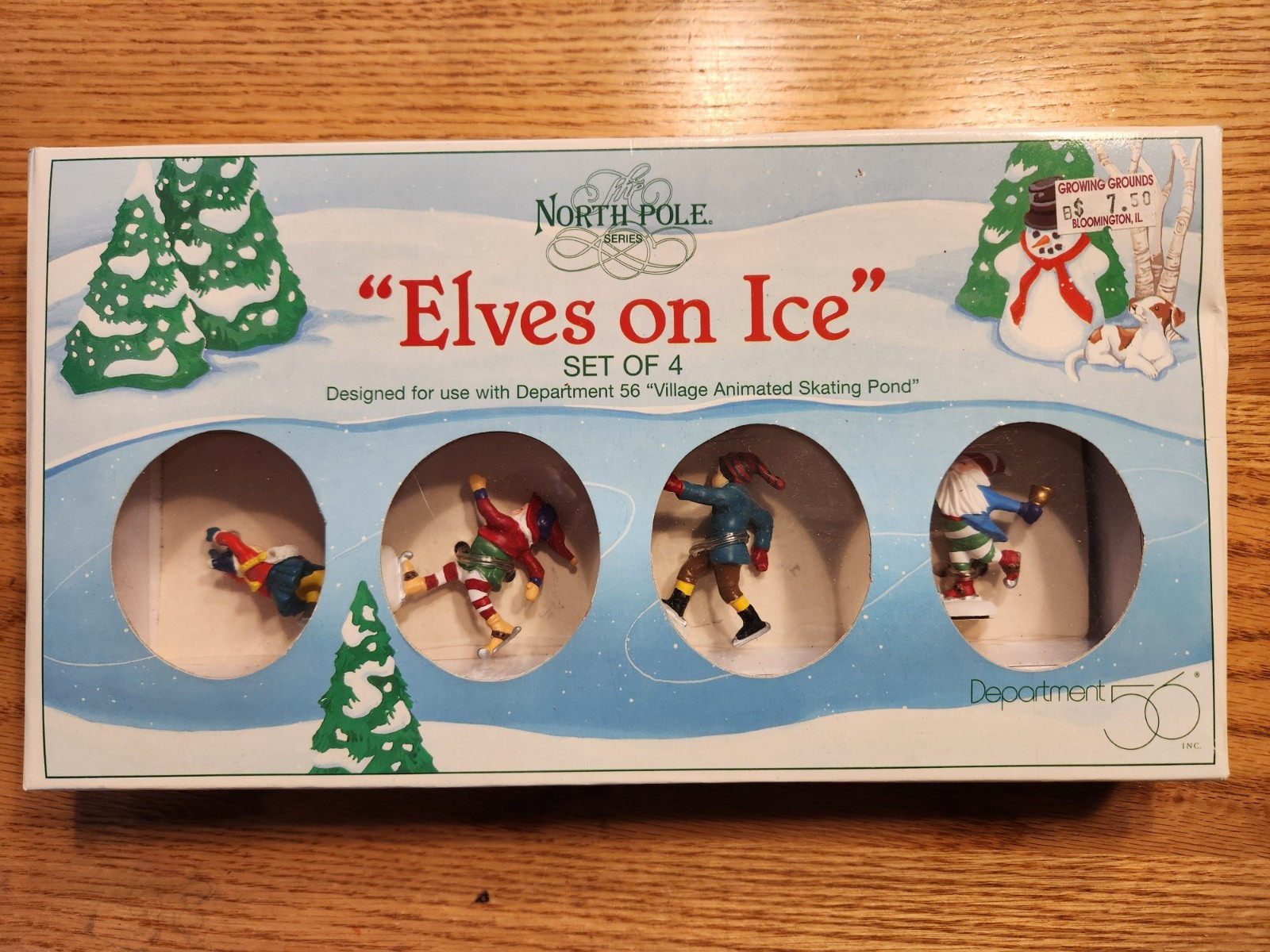 Department 56 NORTH POLE 1996 Elves On Ice #52298