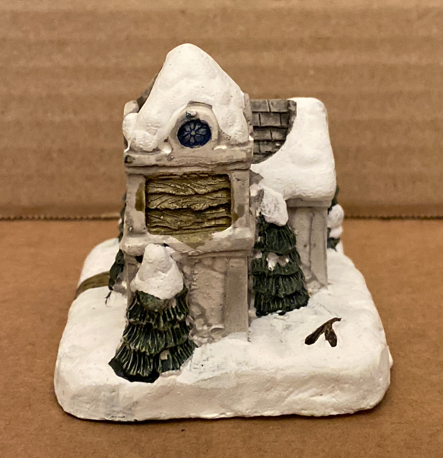 RSVP The American Rustic Series Country CHURCH Christmas Village, 2.75”L x2.25”W