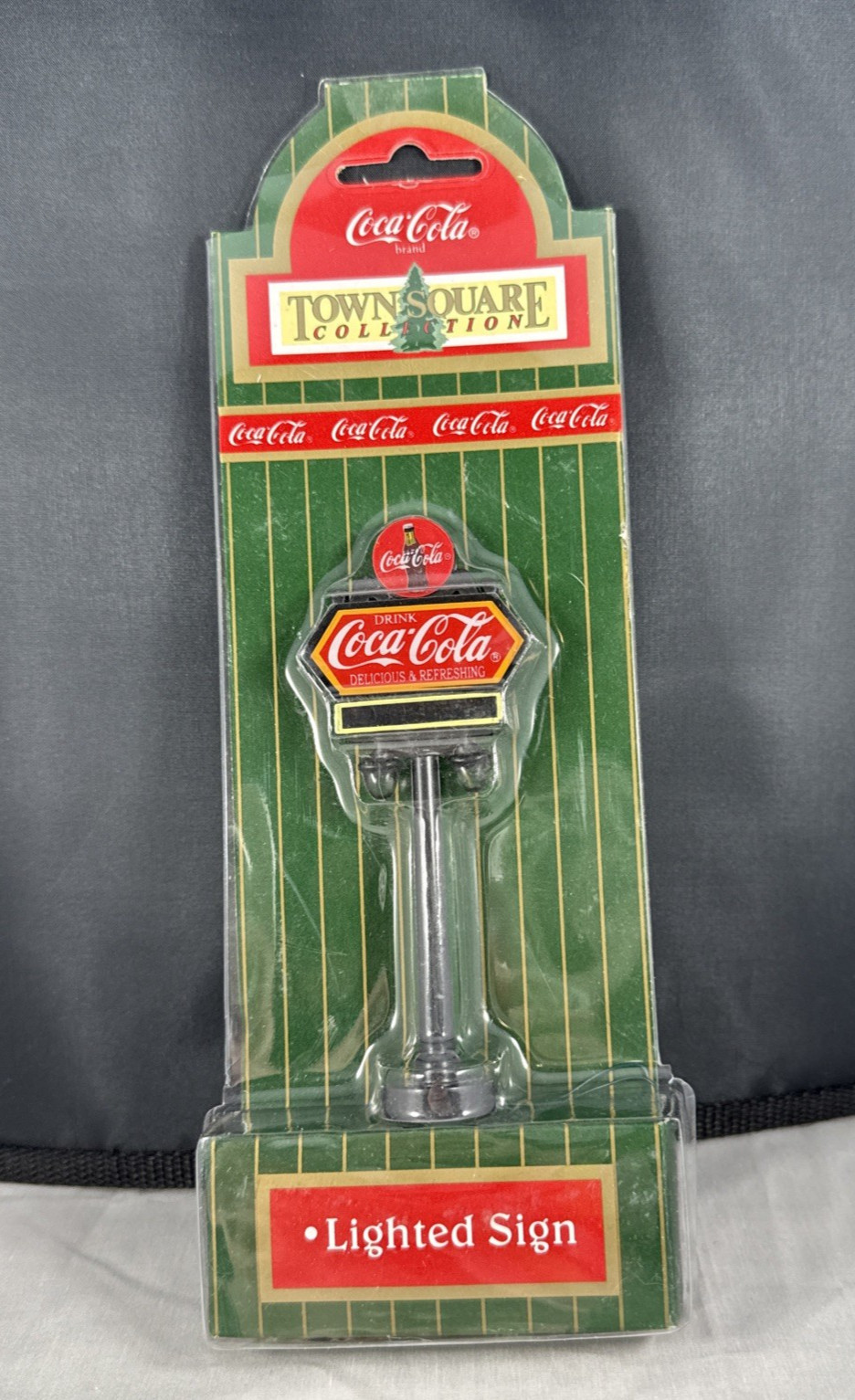Town Square Coca-Cola Collection Lighted Diner Sign 1998 Battery Operated Tested