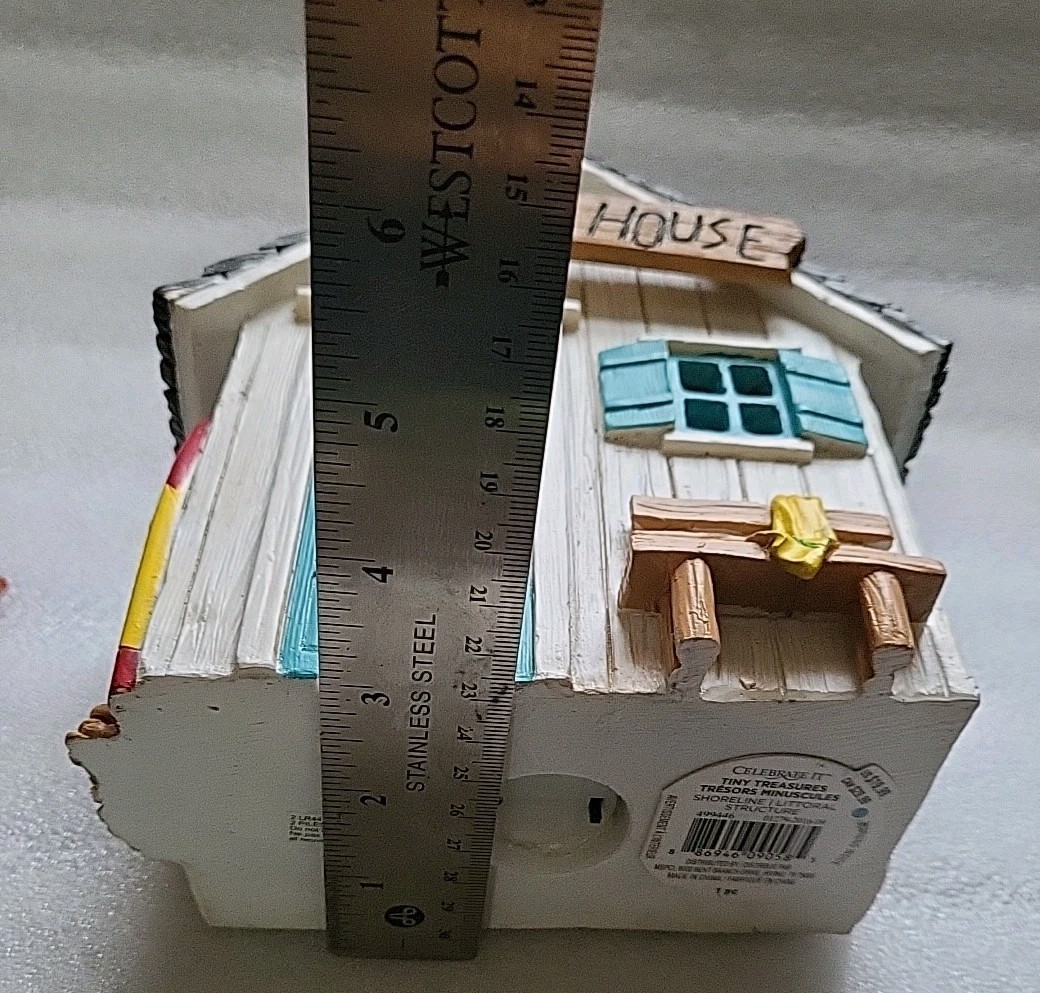 Celebrate it Tiny Treasure Beach House Multicolor