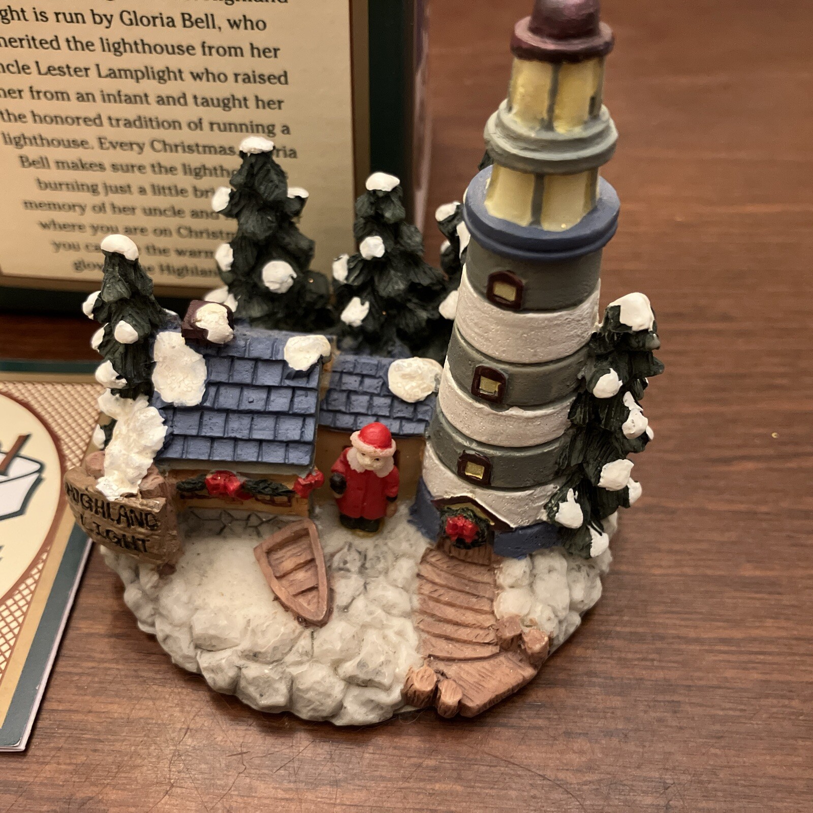 1994 May Dept Store Crystal Falls Village Highland Light #685008