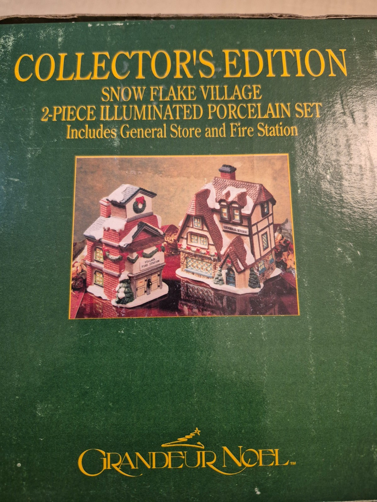 Grandeur Noel Snowflake Village 1994 Collector’s Edition Gift Shop/General Store