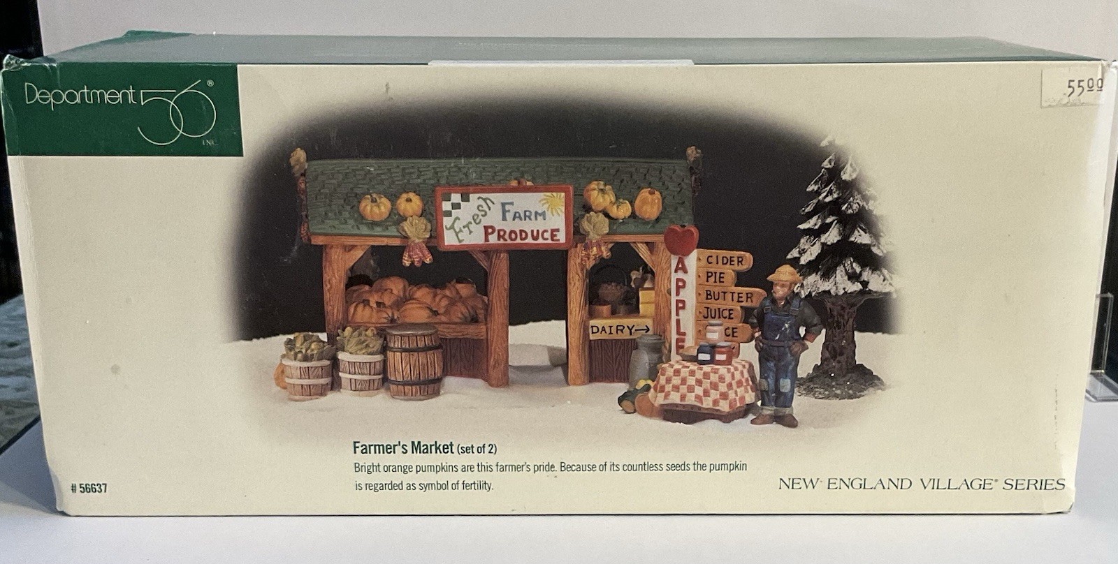 Department 56 “Farmer’s Market” Set of 2 – RETIRED