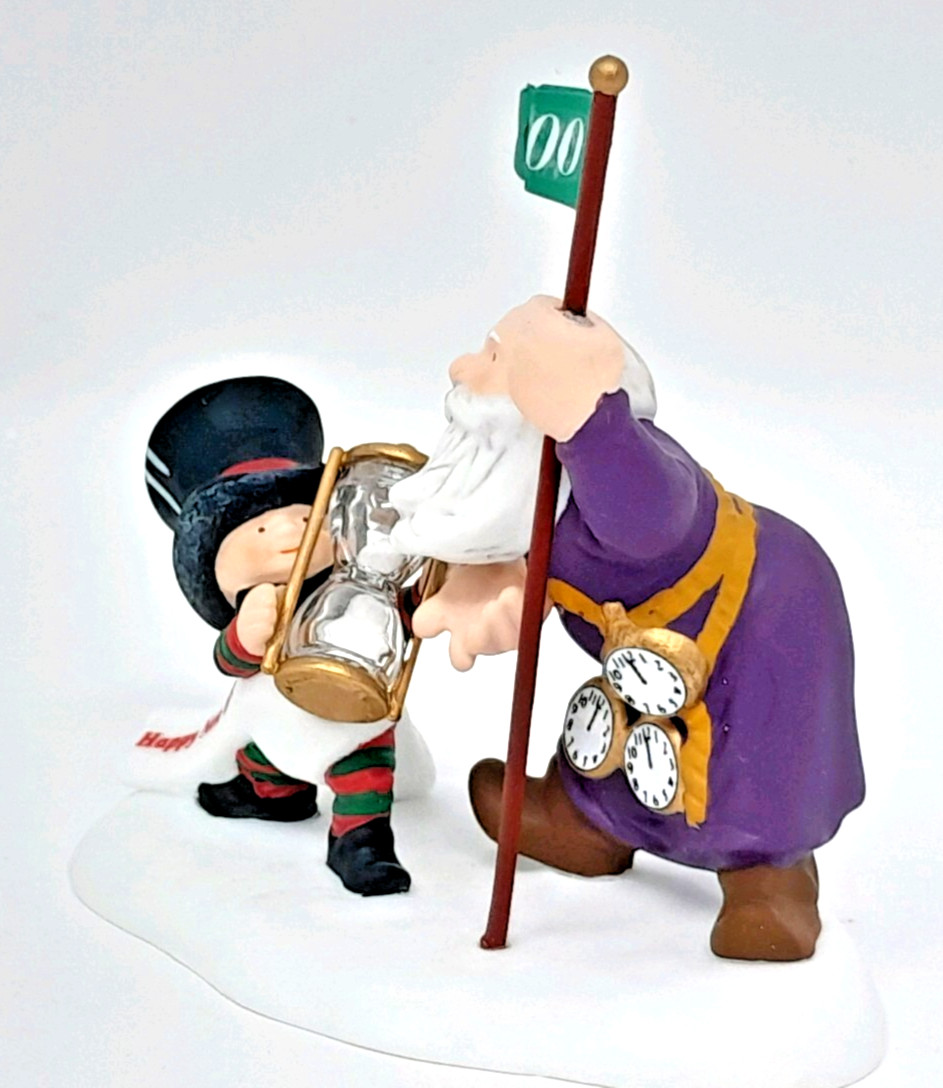 Department Dept 56 North Pole Series Happy New Year Figure NIB 56433 Retired NEW