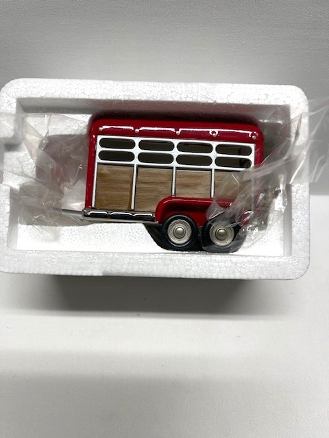 Department 56 Snow Village Accessory “Buck’s County Horse Trailer” NEW