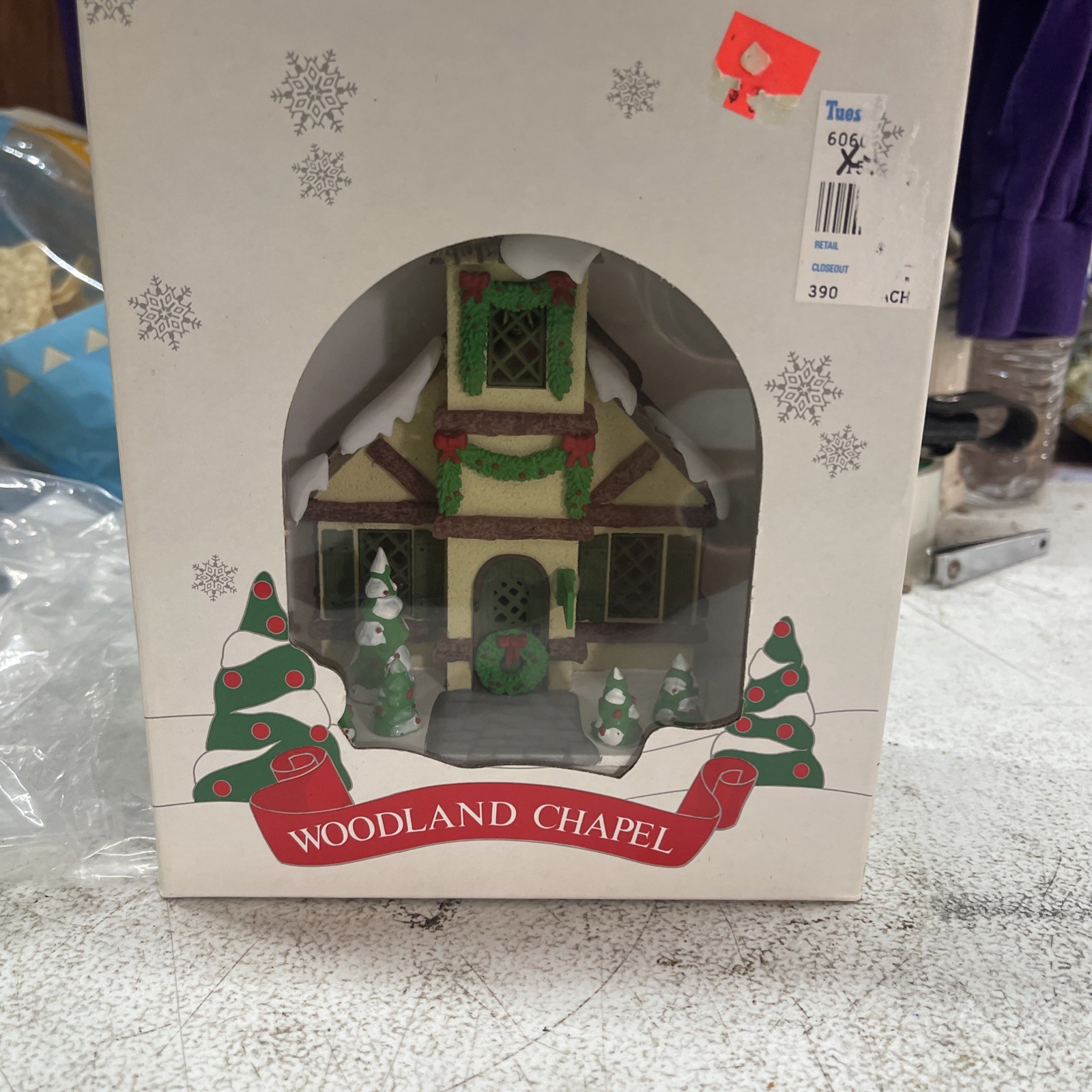 Vintage Department 56 Hide-A-Way Hollow Woodland Chapel NIB