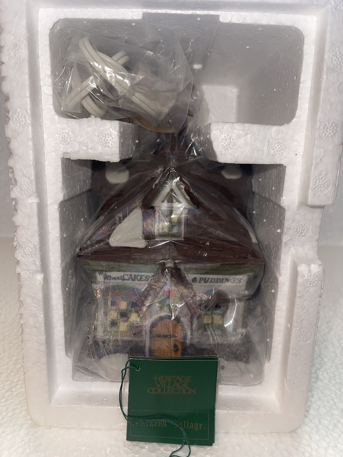 DEPT 56 DICKENS VILLAGE SERIES “W.M. WHEAT CAKES & PUDDINGS” #5808-7 BRAND NEW