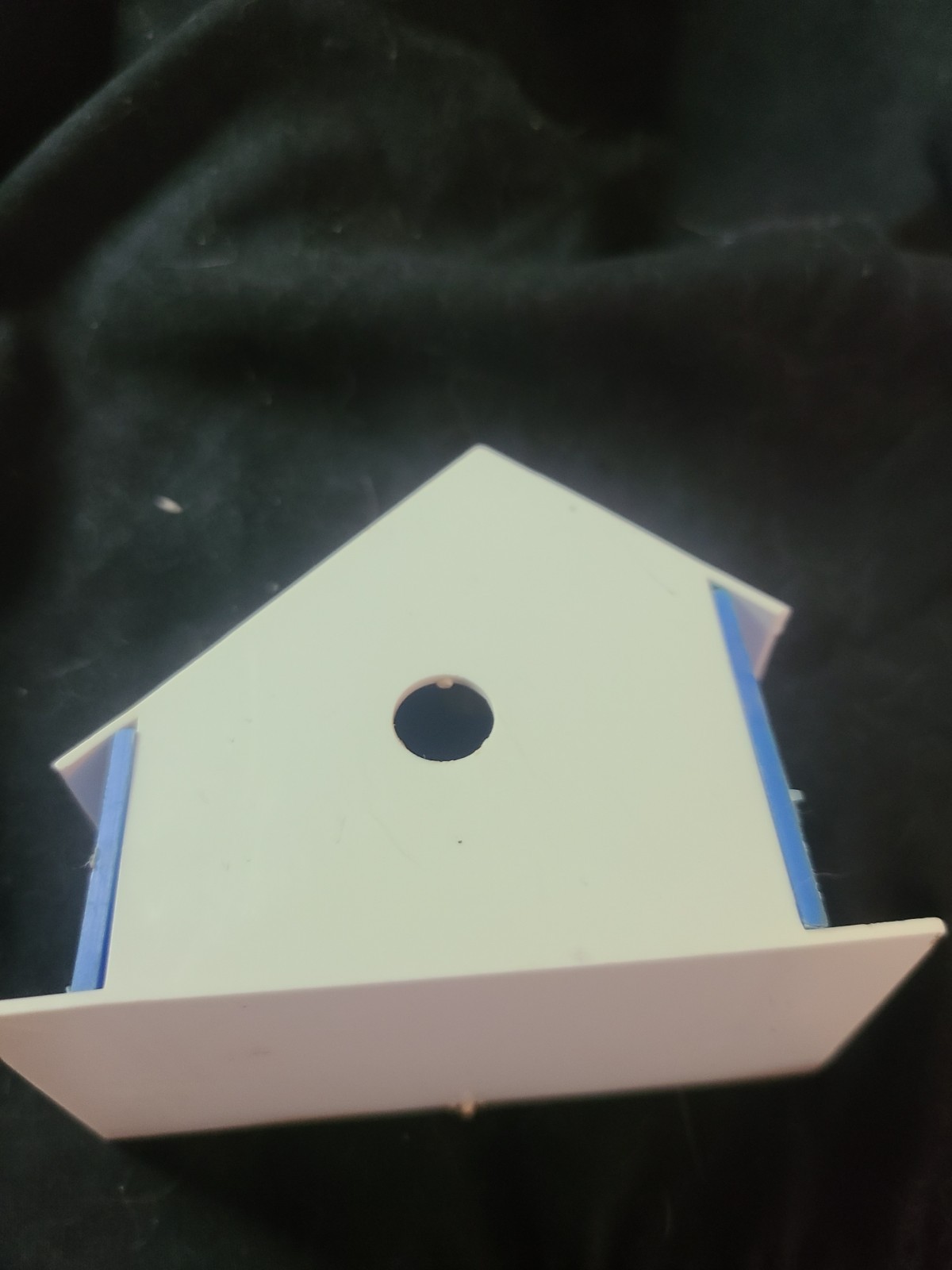 Vintage Alpine Village plastic putz houses Set Of 2 Light Covers