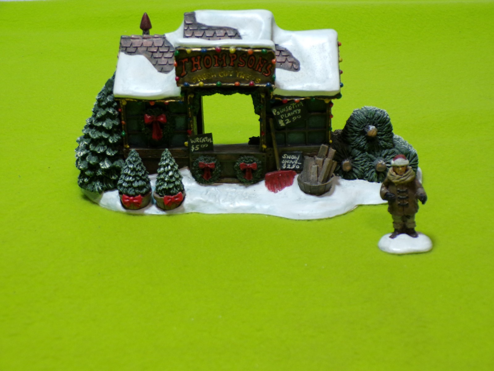 Vintage Hawthorne Miniatures 1996 Thompsons Fresh Cut Trees Building/Store