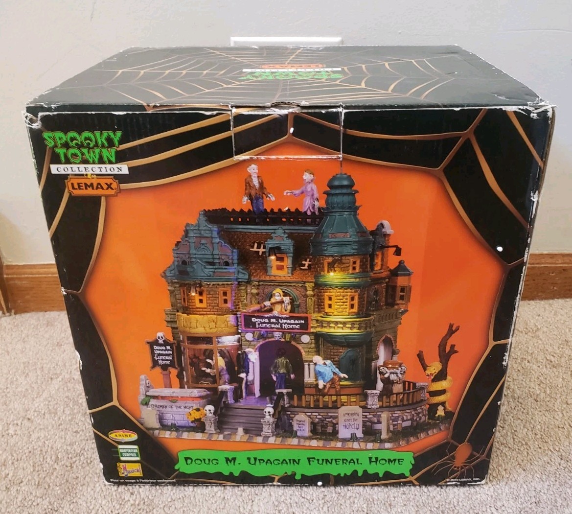 Lemax Spooky Town Doug M Upagain Funeral Home Read