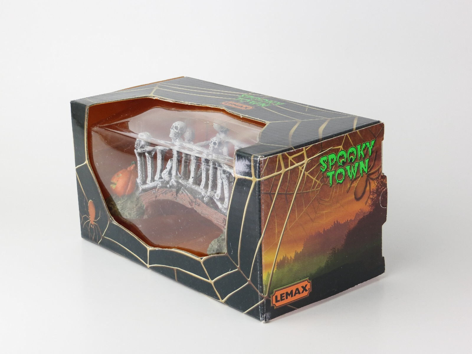 Lemax Spooky Town Skull Bridge in Box, 2007, Halloween Village, # 53241