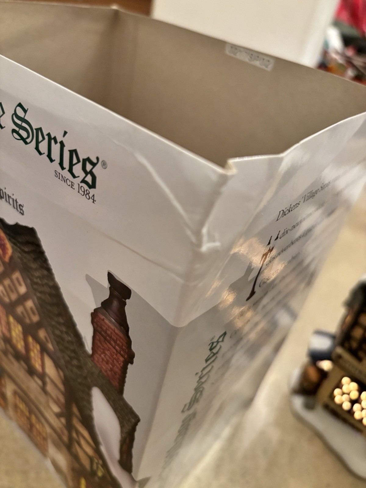 Dickens Village Series Gaslight Pubs And E. Tipler Agent For Wine And Spirits