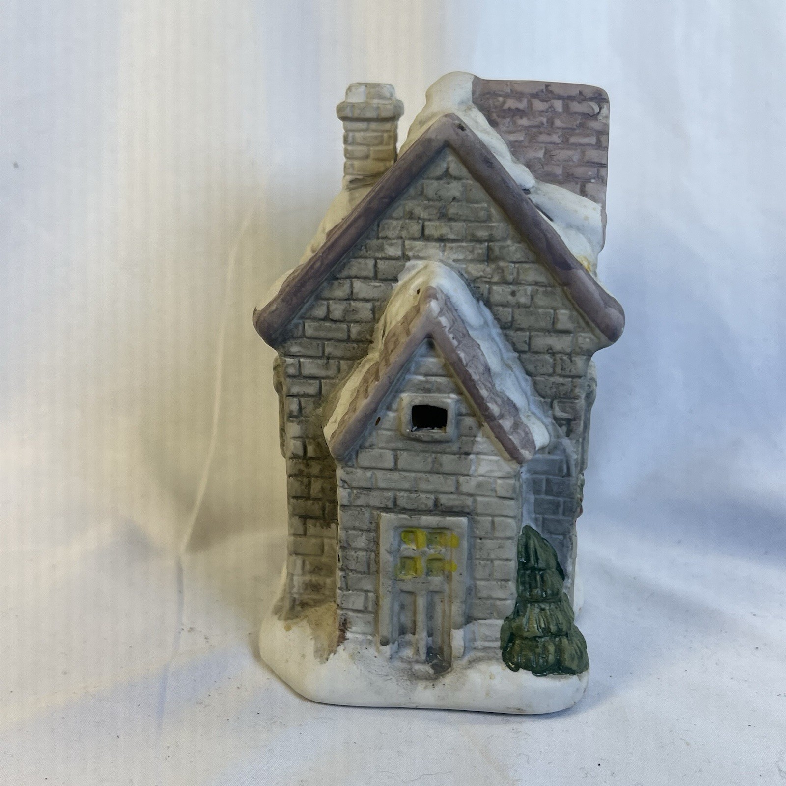 Share The Joy Porcelain House Candle Holder General Store Christmas In Box