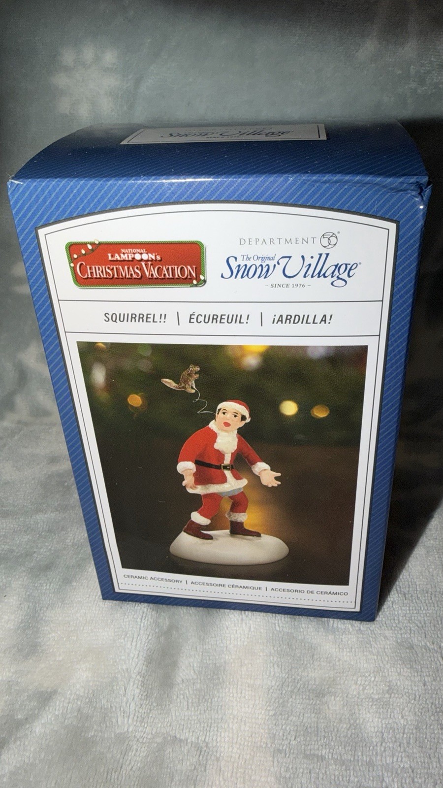 NIB DEPT 56 THE GRISWOLD FAMILY TREE & CLARK WITH SQUIRREL CHRISTMAS VACATION