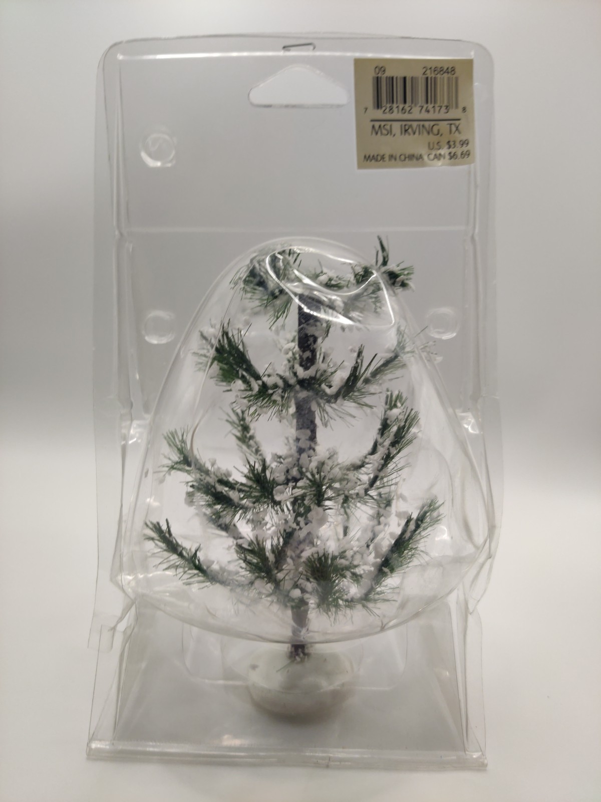 Snowy White Pine Christmas Tree Village Accessory Lemax 6″ 74173