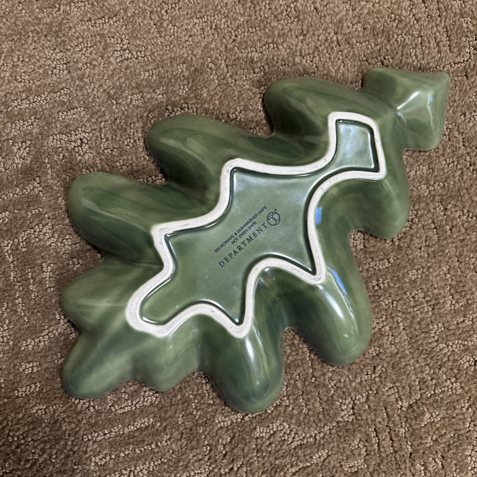 Department 56 Green Oak Leaf 12” X 7 1/2” One Leaf Only “Time To Celebrate”