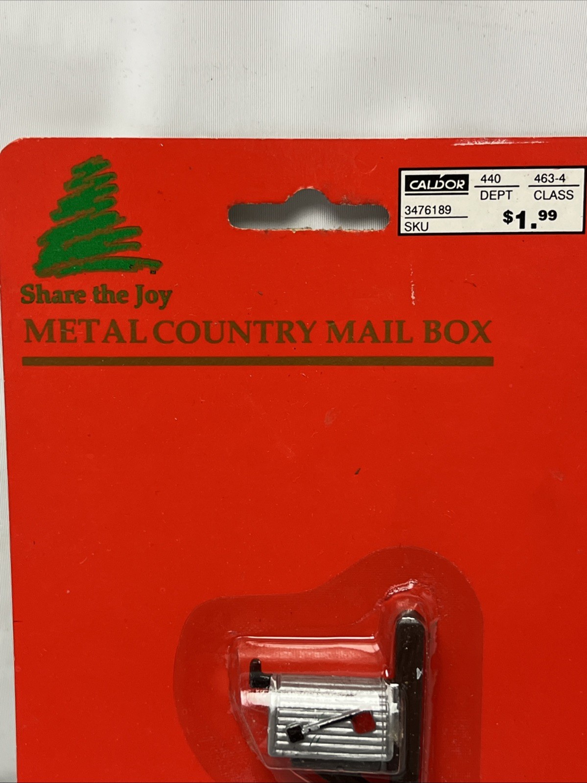 Share The Joy MAIL BOX Metal Miniature