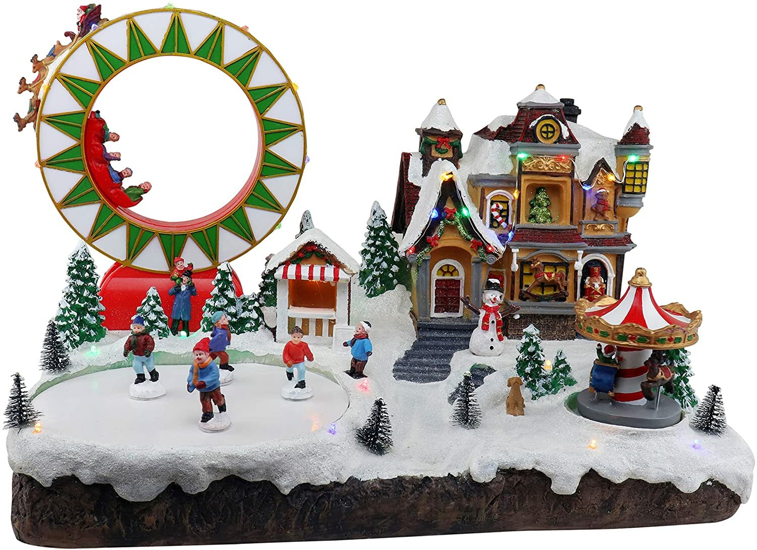 Christmas Village Grand Carnival Animated Pre-lit Musical