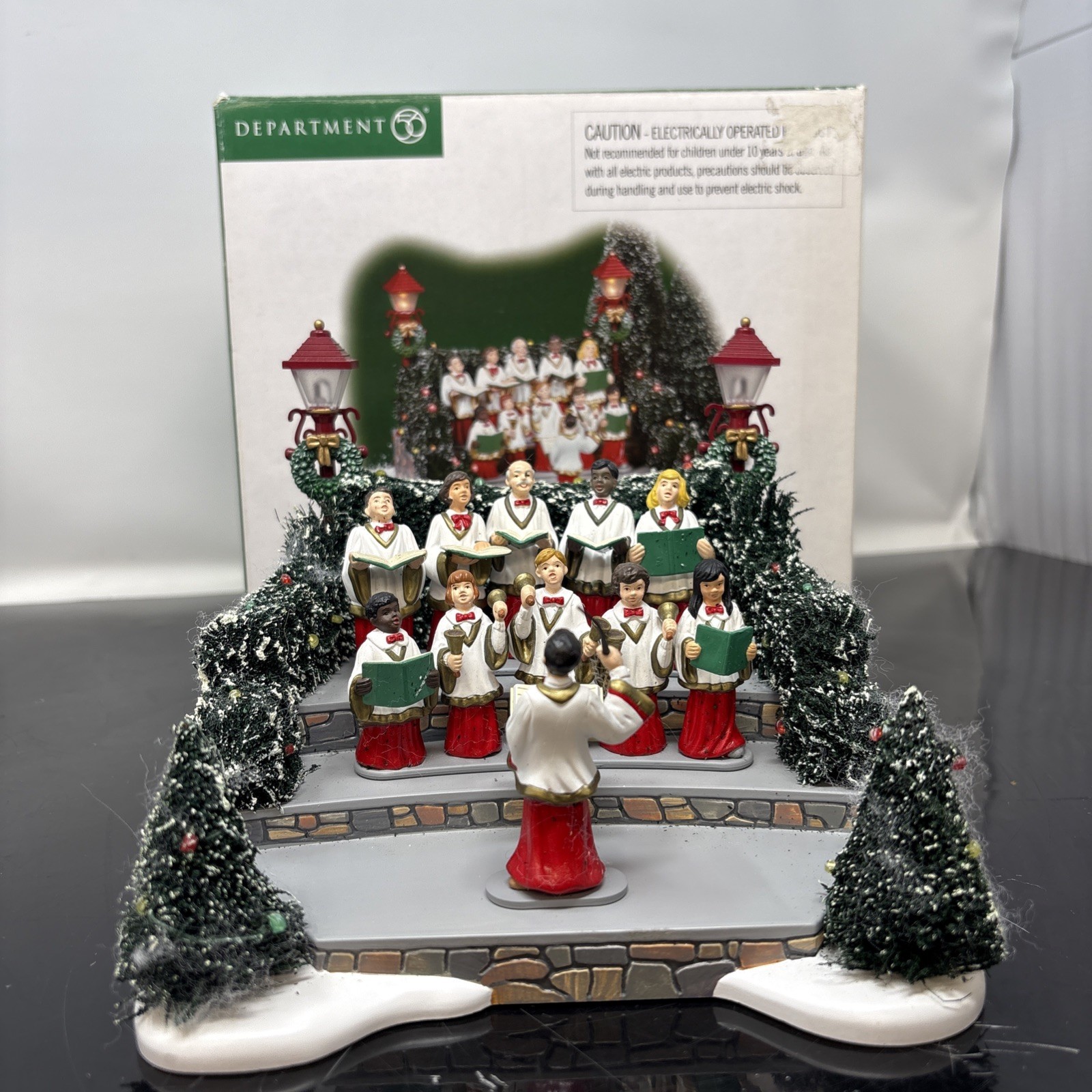 Dept 56 56.52505 Village Animated “Holiday Singers” (no Cord)