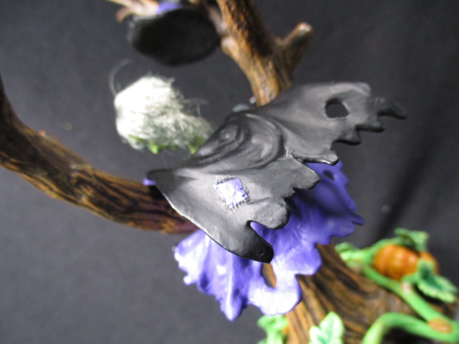 Halloween Dept 56 Village Accessories Witch Crash -Working- Batteries NOT incl.