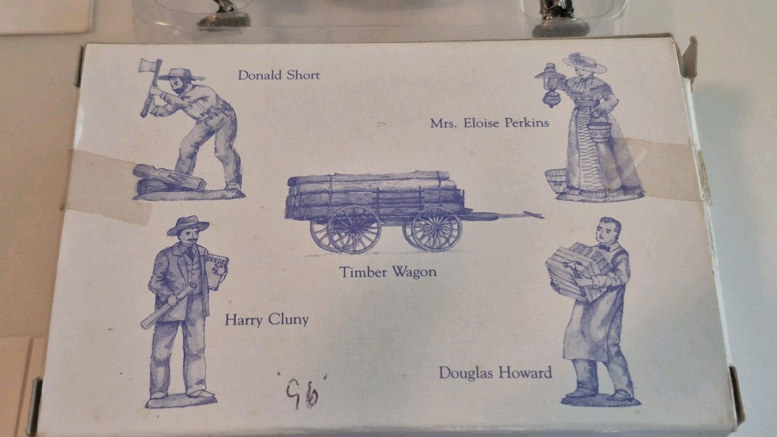 Lot 2 Boxes 1996 Liberty Falls Americana Pewter Collection 10 Figures AH109/110