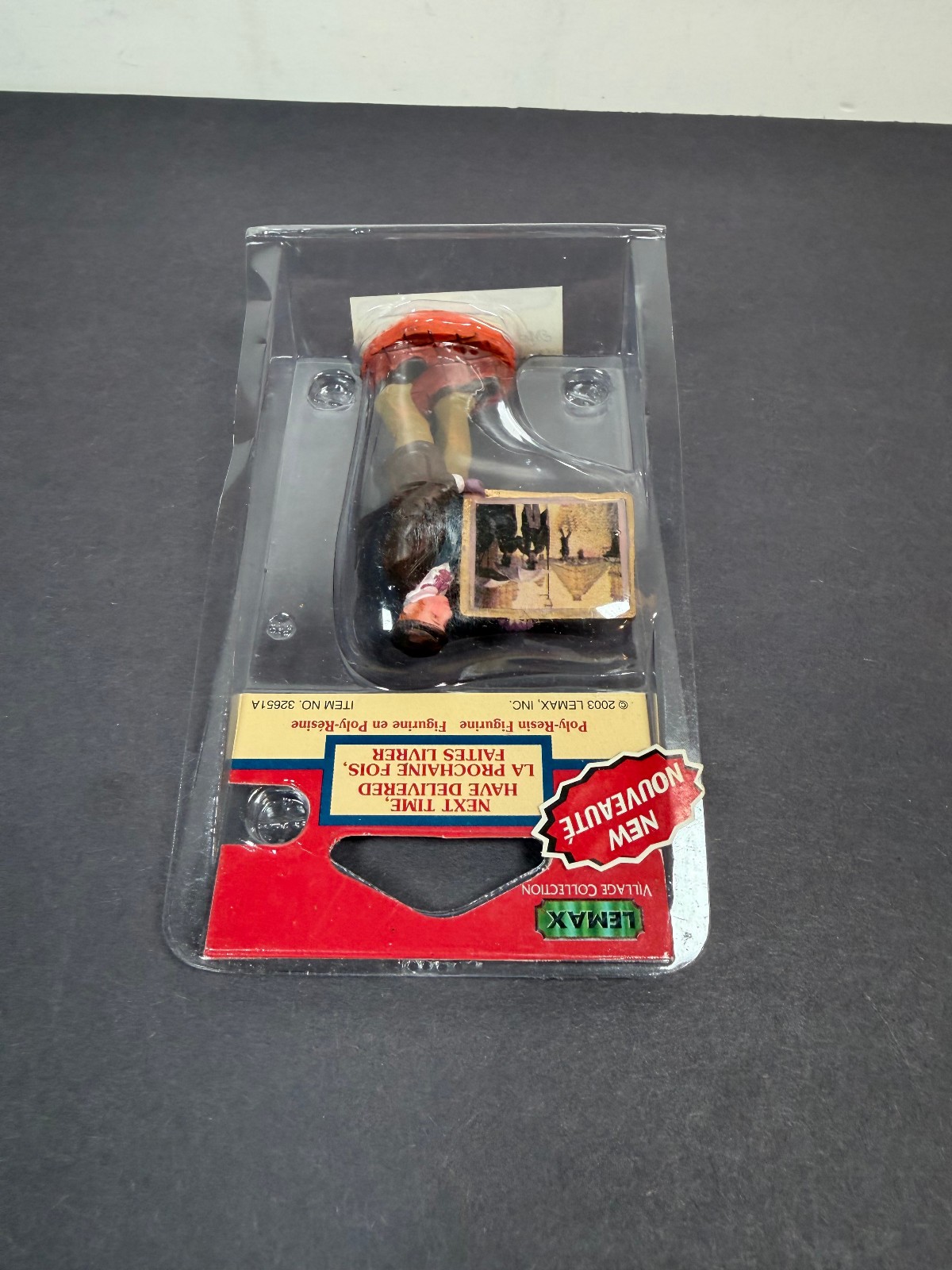 Lemax Village NEXT TIME HAVE DELIVERED Poly-Resin Figurine Figure 2003 32651A