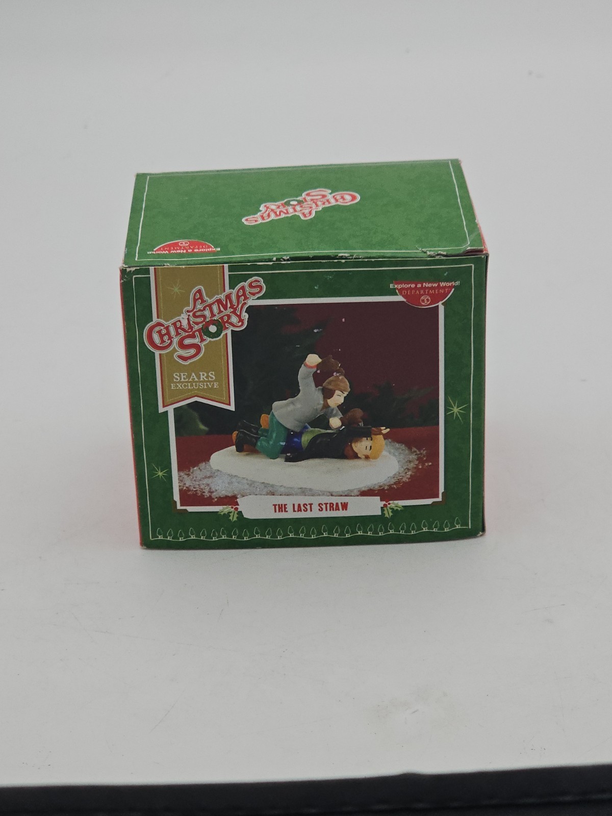 Dept 56 A Christmas Story The Last Straw Sears Exclusive Retired NIB Mint