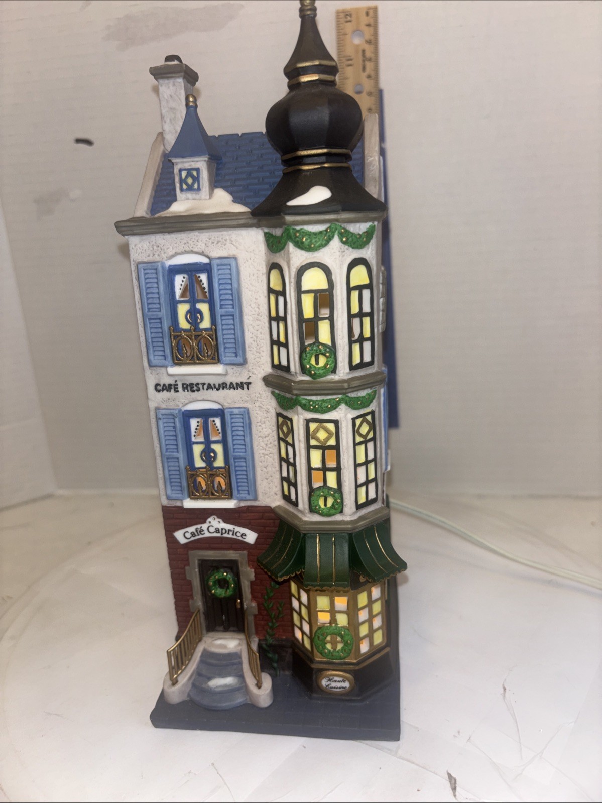Dept 56 Christmas In The City Cafe Caprice French Restaurant #58882 Very Rare💖