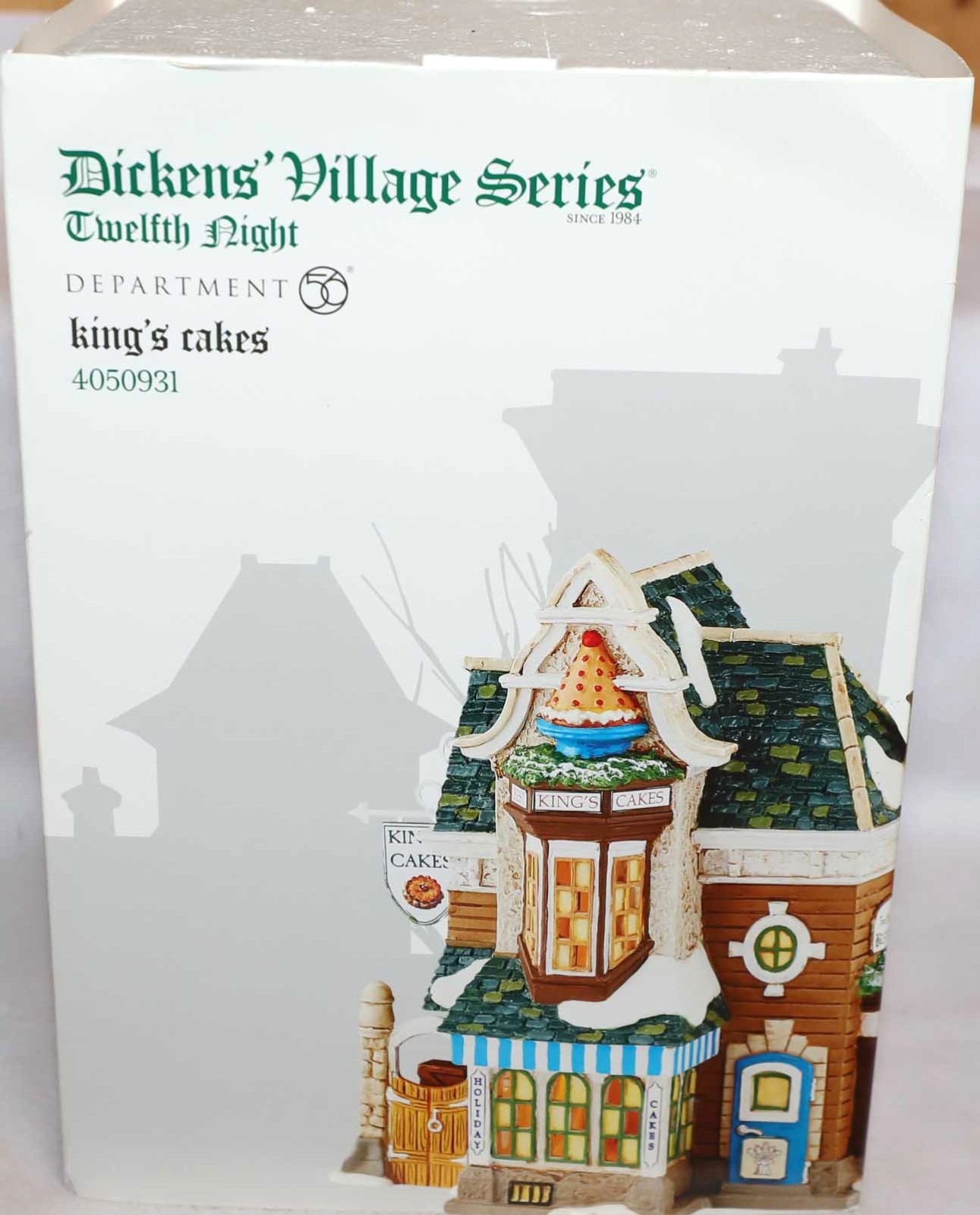 DEPT 56 KING”S CAKES TWELFTH NIGHT DICKENS VILLAGE 4050931 CHRISTMAS